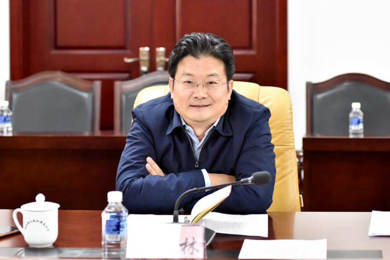 毛腾飞会见永州市代市长陈爱林一行